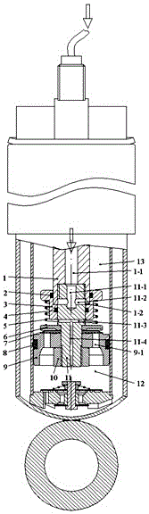 High pressure oil control variable damping shock absorber