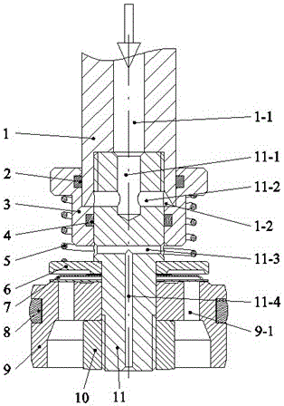 High pressure oil control variable damping shock absorber