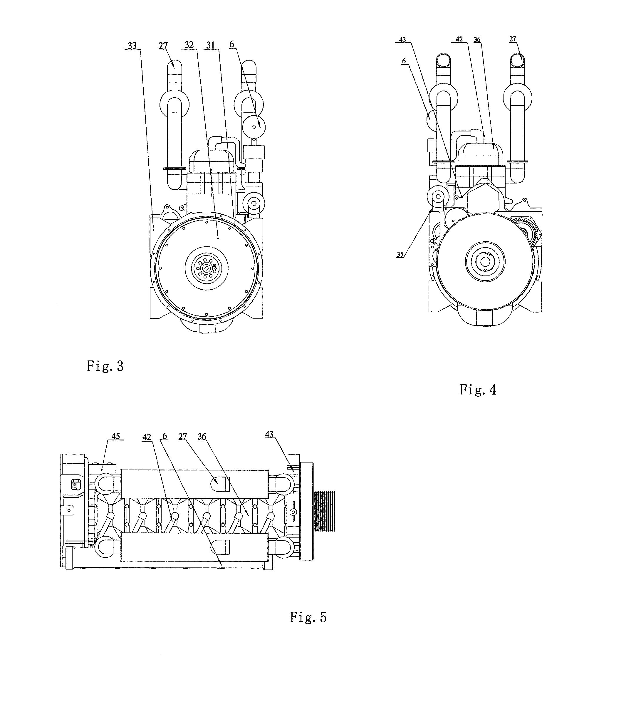 Two-stroke air-powered engine assembly