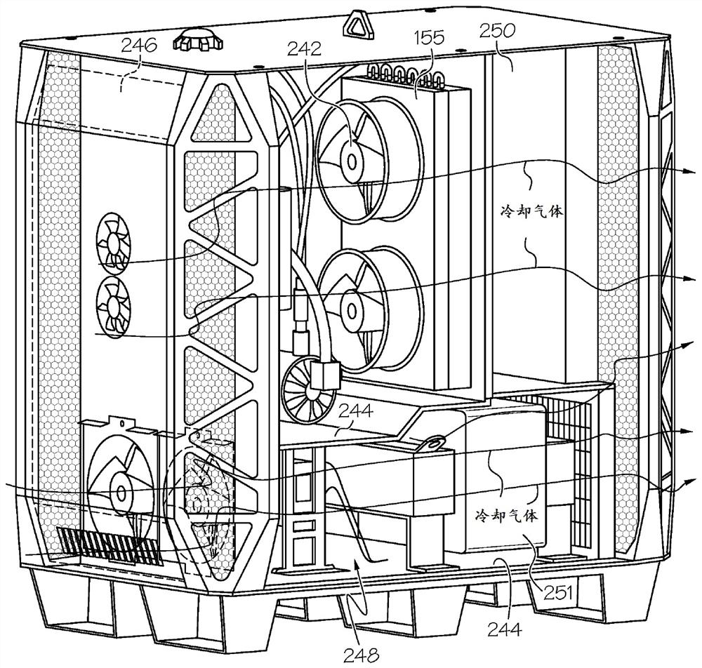 Cooled plasma cutting system and related systems and methods