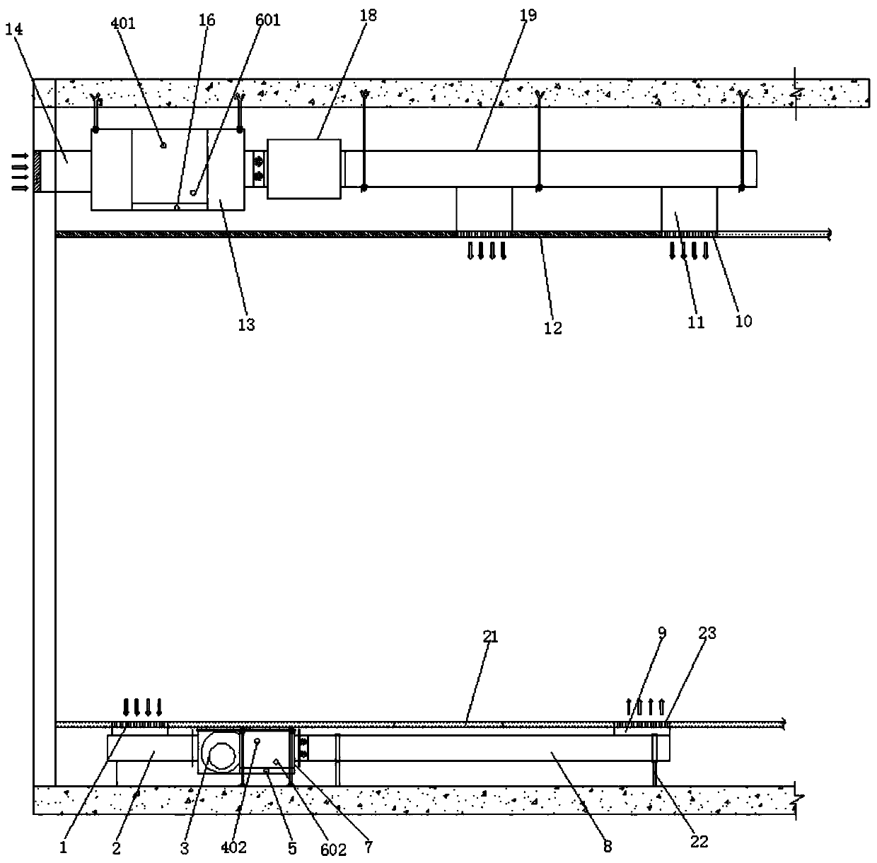 Novel stereoscopic air supply air conditioning system