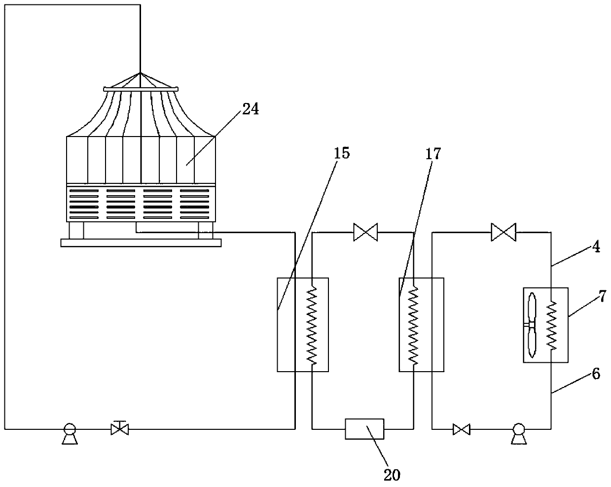 Novel stereoscopic air supply air conditioning system