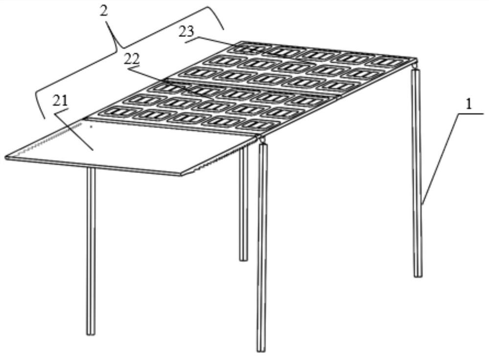 Uniform light type photovoltaic agricultural system