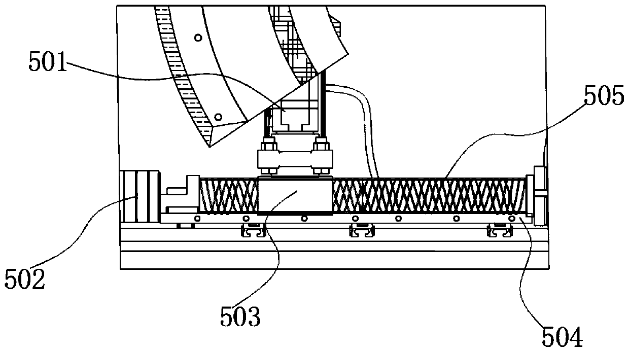 Grinding device for low-temperature ferrite ball-mill iron casting machining