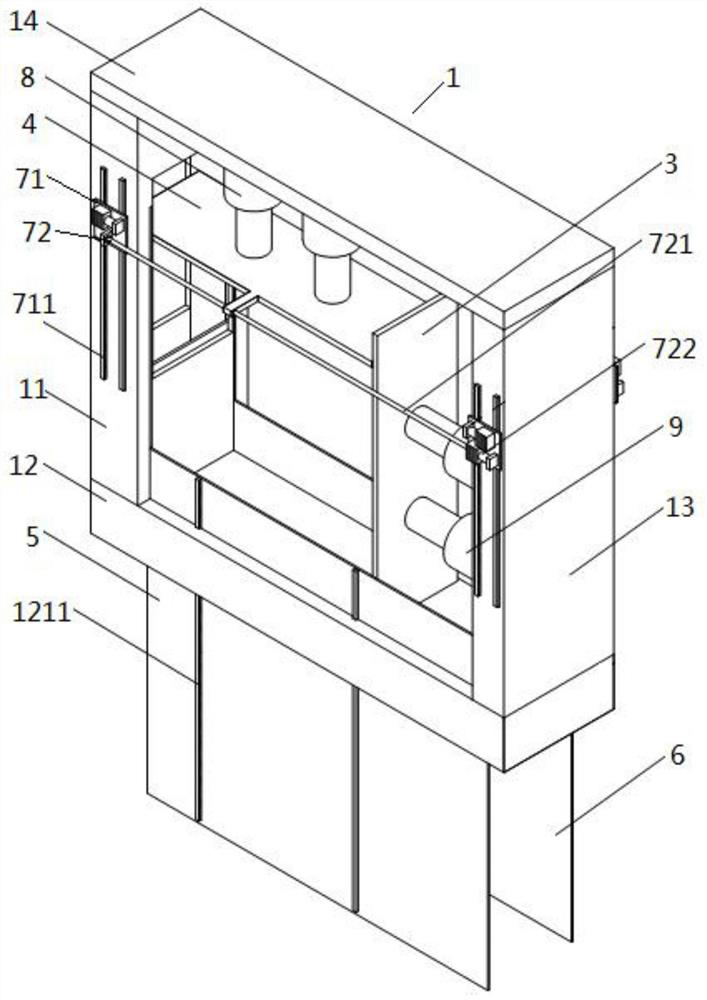 A similar simulation test device with controllable loading and adjustable size