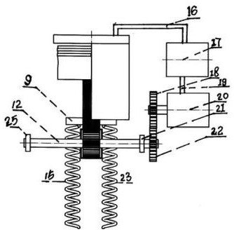 Three-stroke piston pulse internal combustion engine