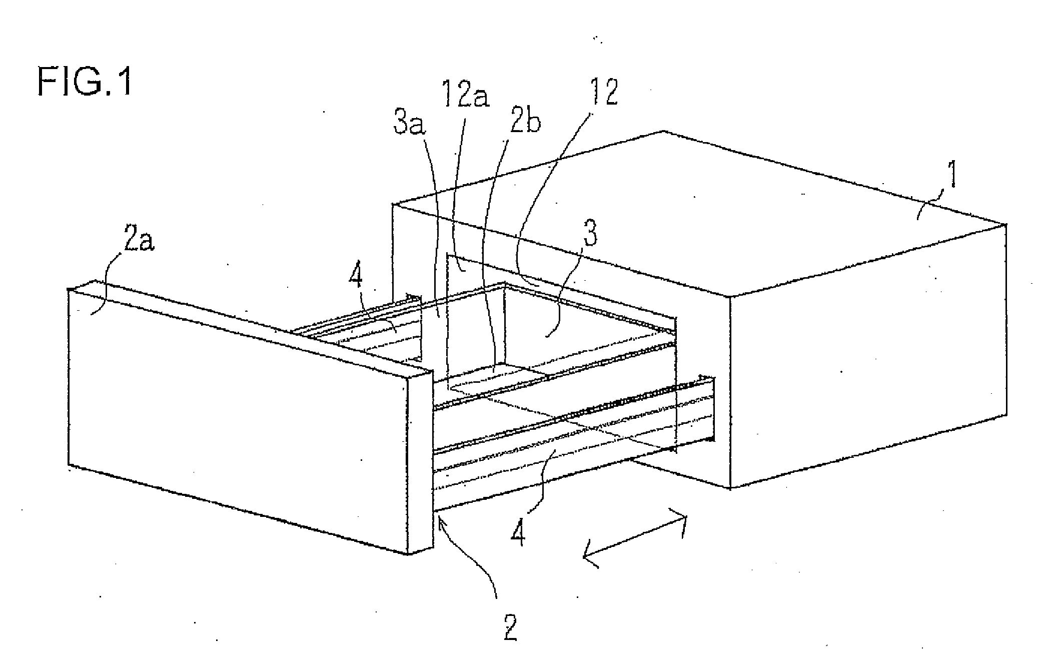 Heating cooker having drawer type automatic door