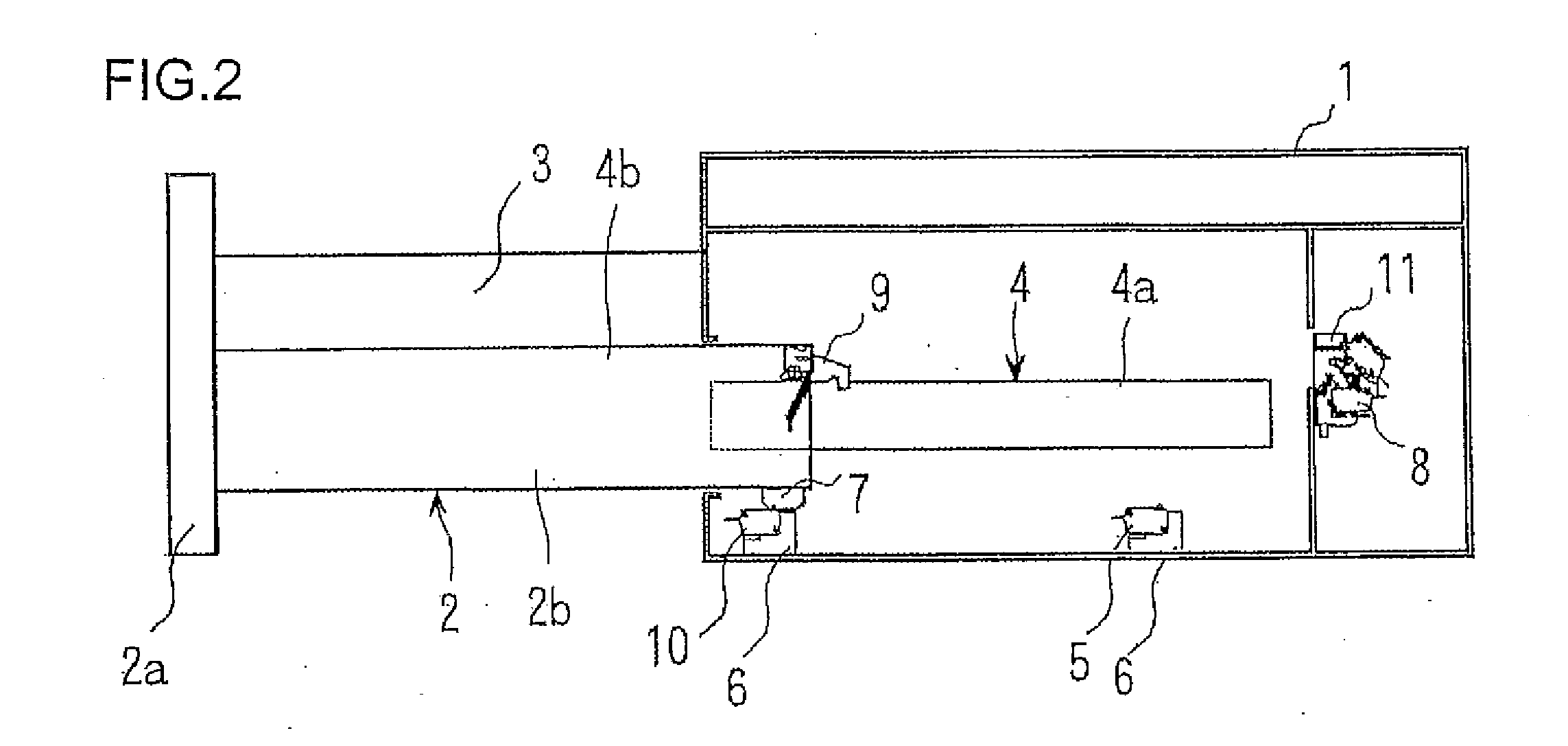 Heating cooker having drawer type automatic door