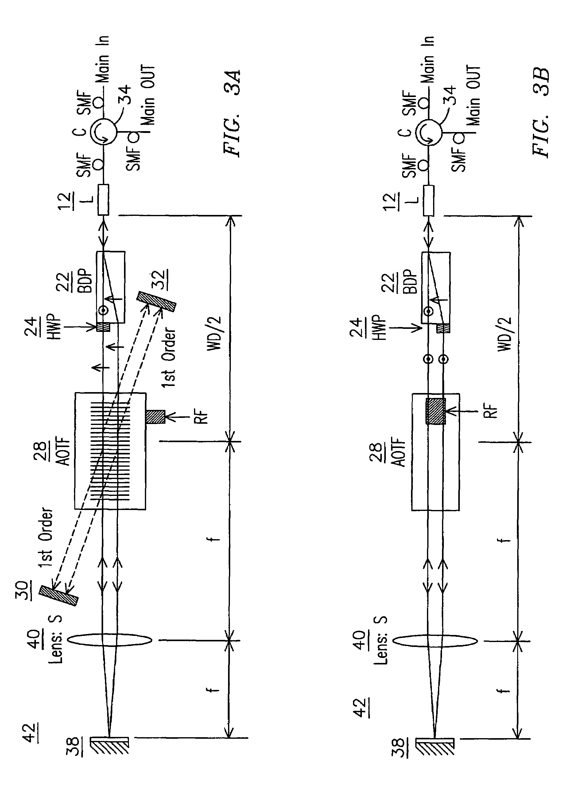 Electronically tunable optical filtering modules