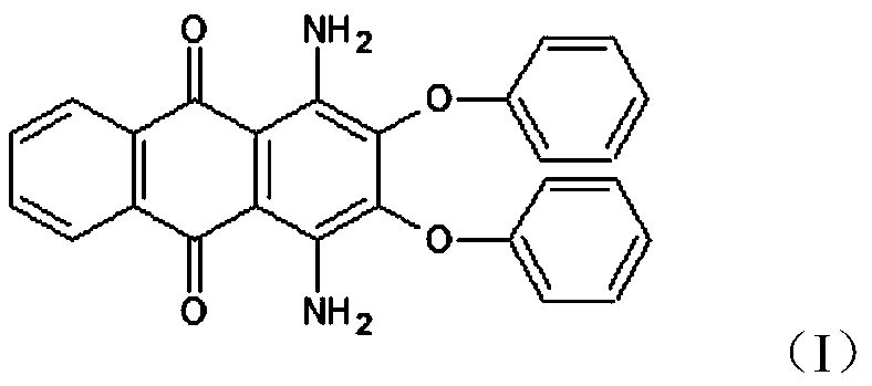 Purple disperse dye composition for printing