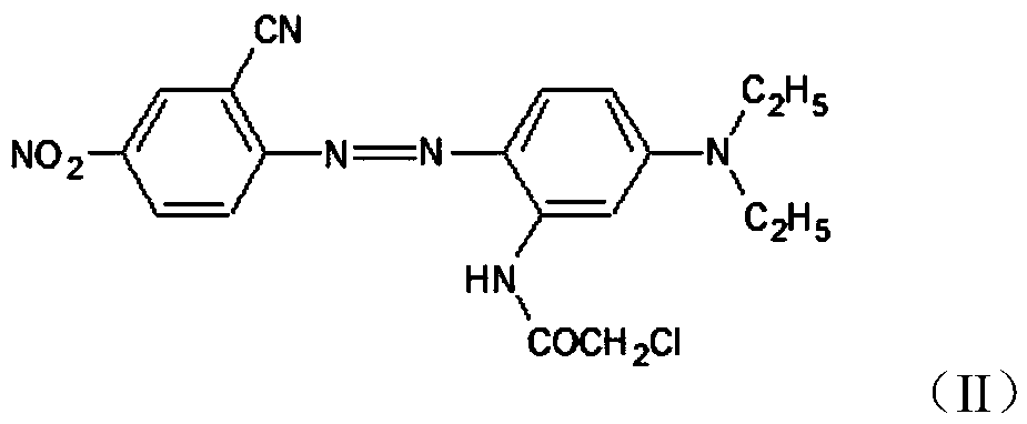 Purple disperse dye composition for printing