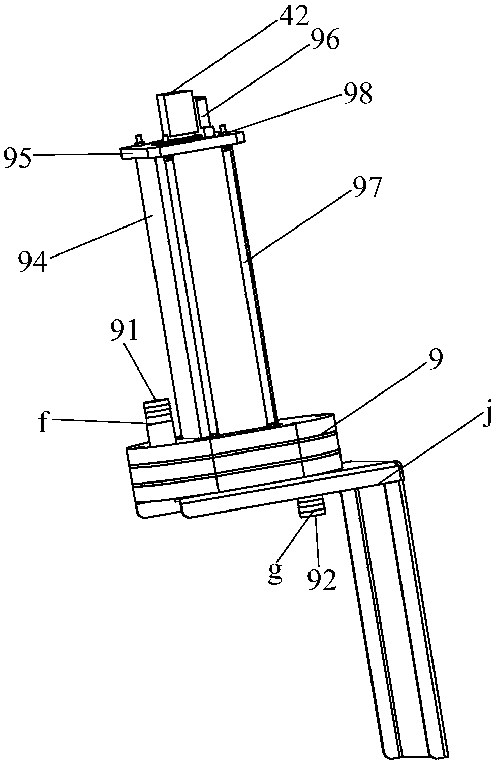 Pill dropping machine with online detecting function