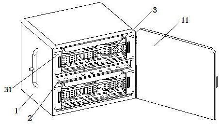 Lychee fresh-keeping transport box