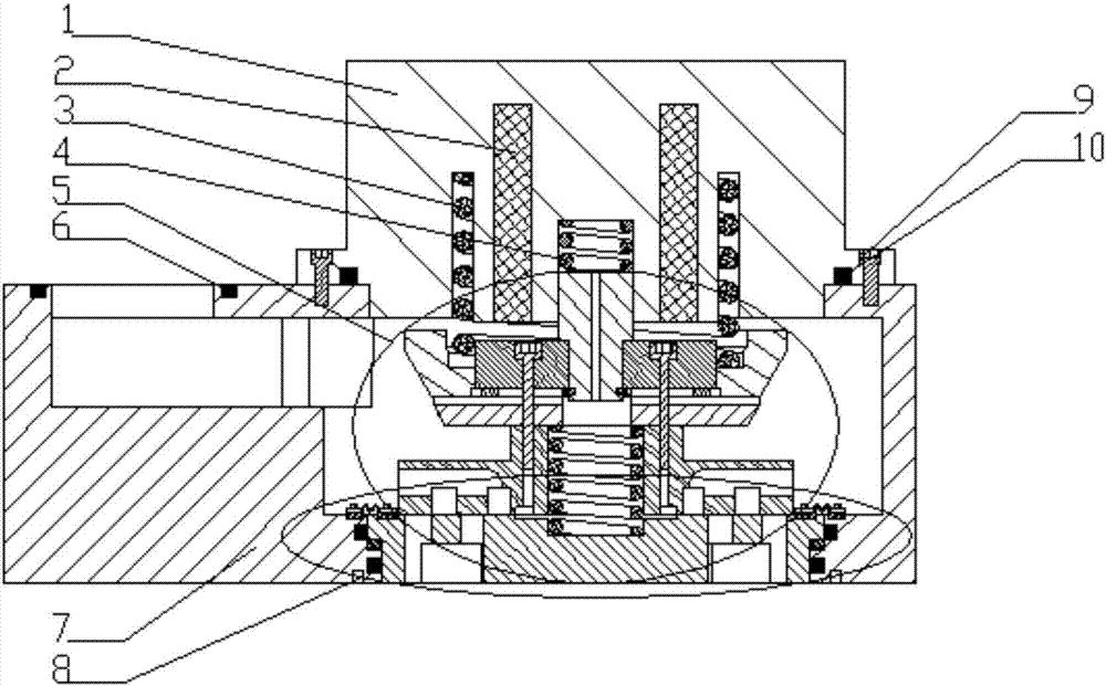 Bypass type inner guide fuel gas injection valve with floating valve seat