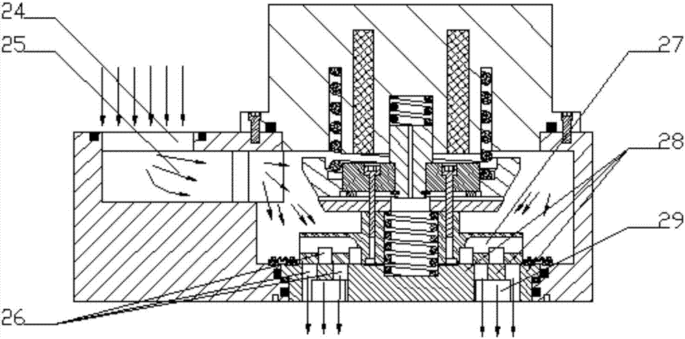 Bypass type inner guide fuel gas injection valve with floating valve seat