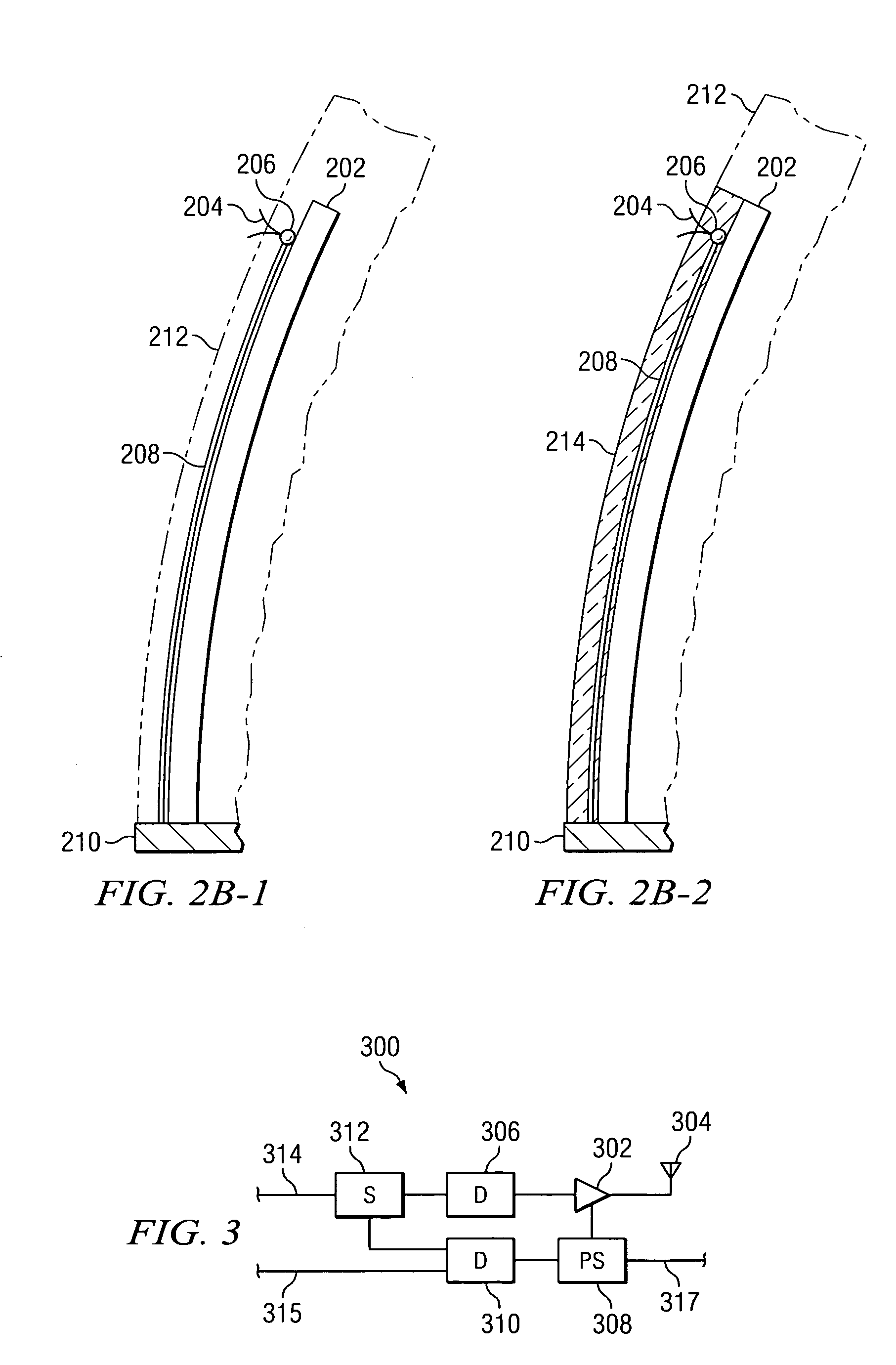 RF antenna array structure