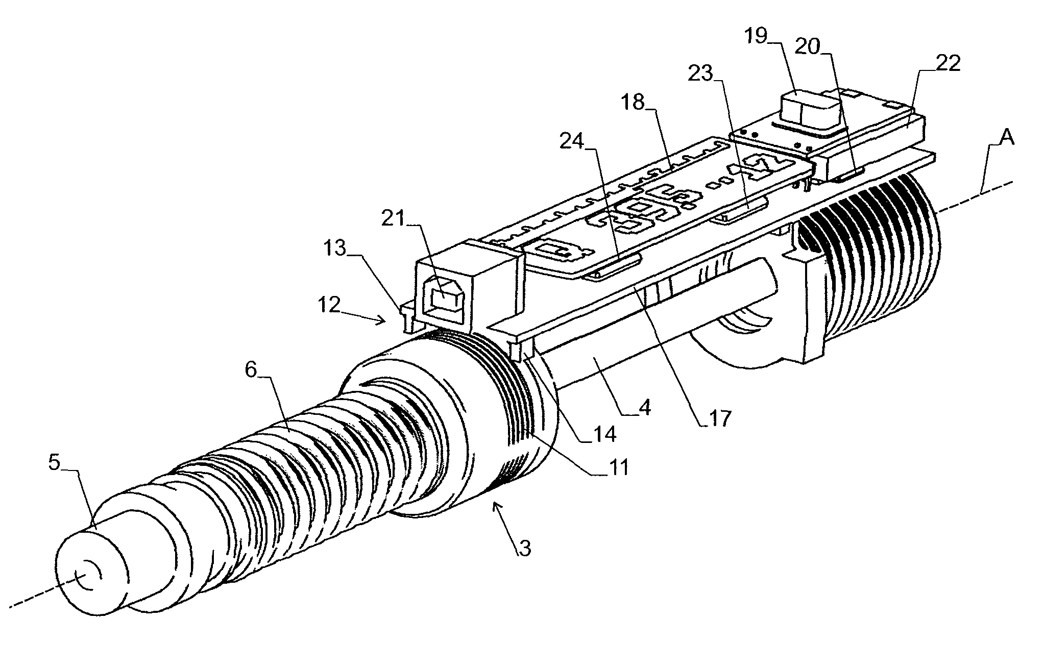 Method and apparatus for the non-destructive measurement of the compressive strength of a solid