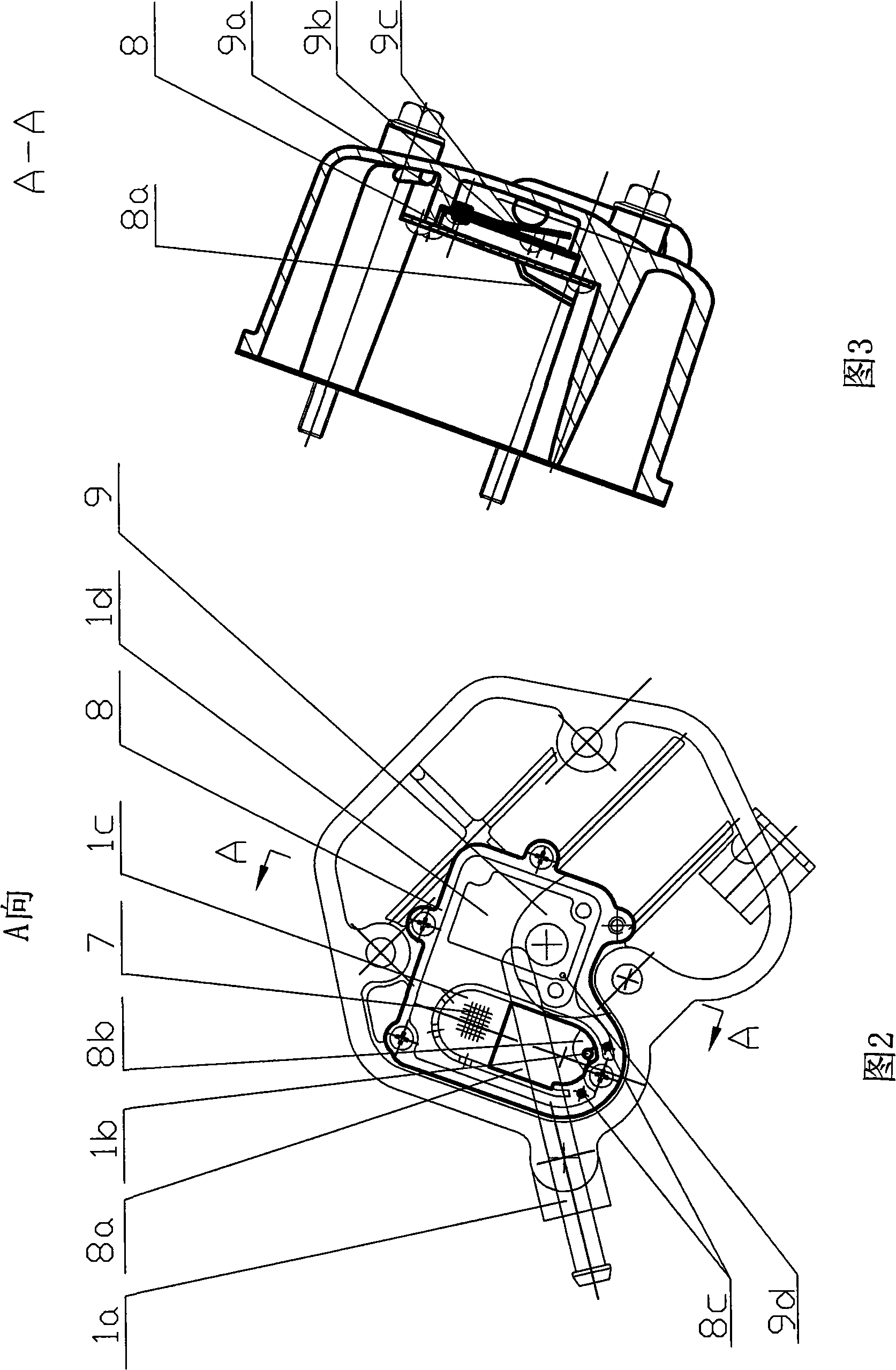 Crankcase ventilation apparatus of V type engine