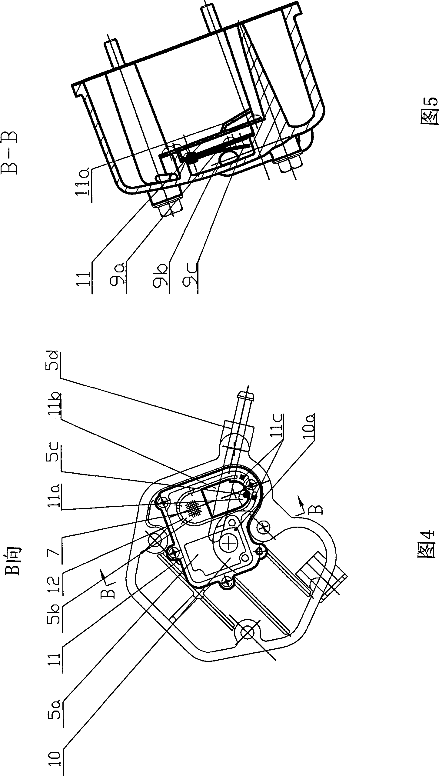 Crankcase ventilation apparatus of V type engine