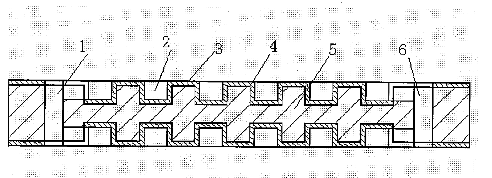 Fuel cell graphitc composite flow field plate and its manufacturing method