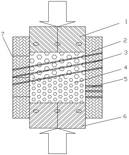 High-throughput preparation device and method for high-silicon aluminum alloy structural gradient material used for packaging