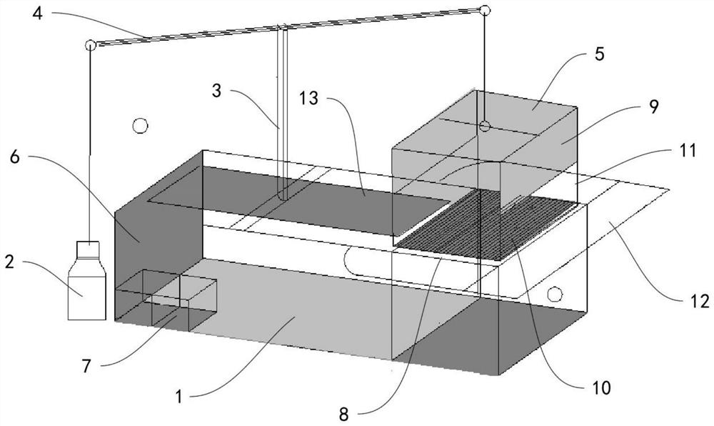 Lifting type small animal continuous catching device