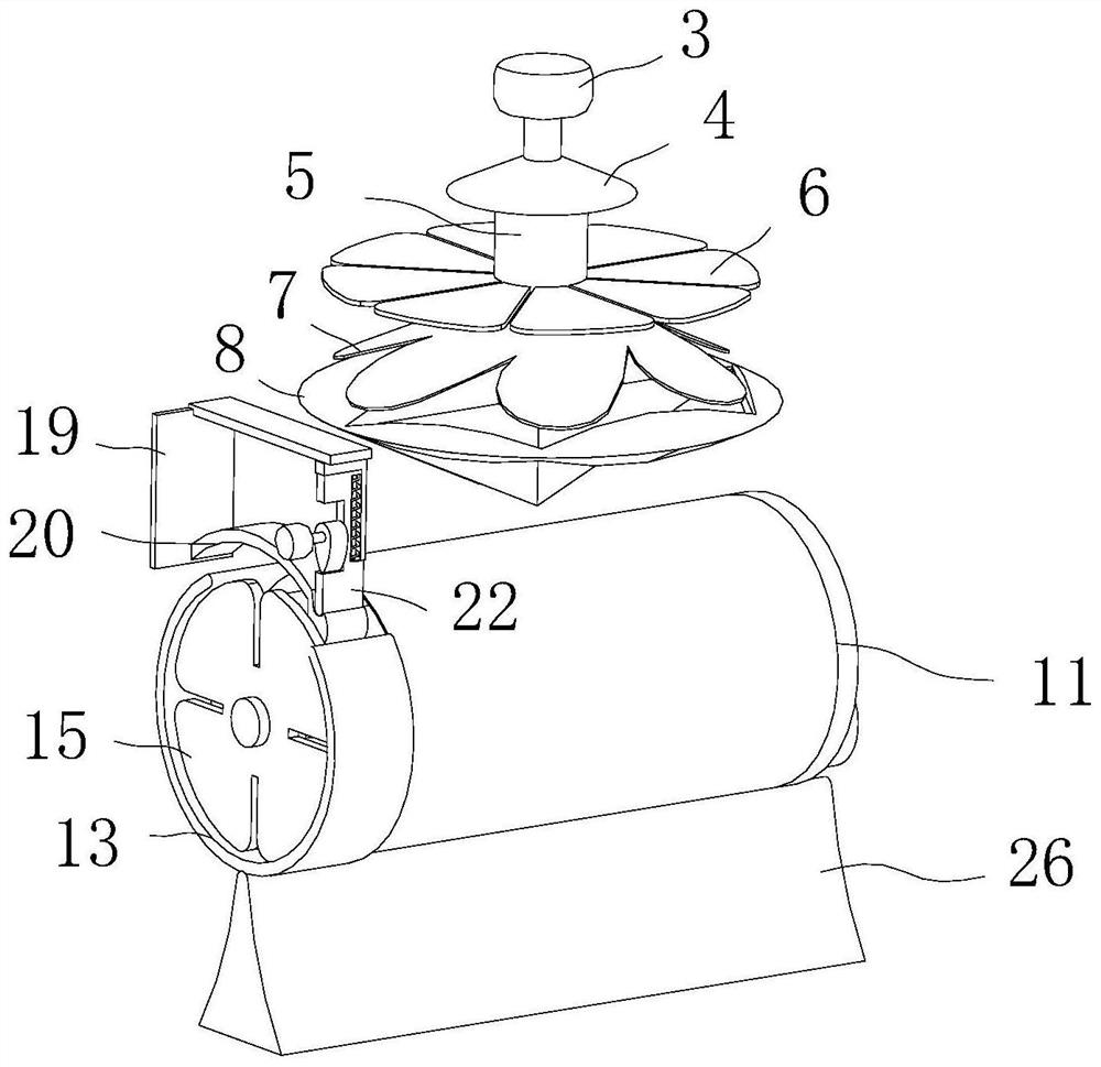 Iron ore powder fine screening device