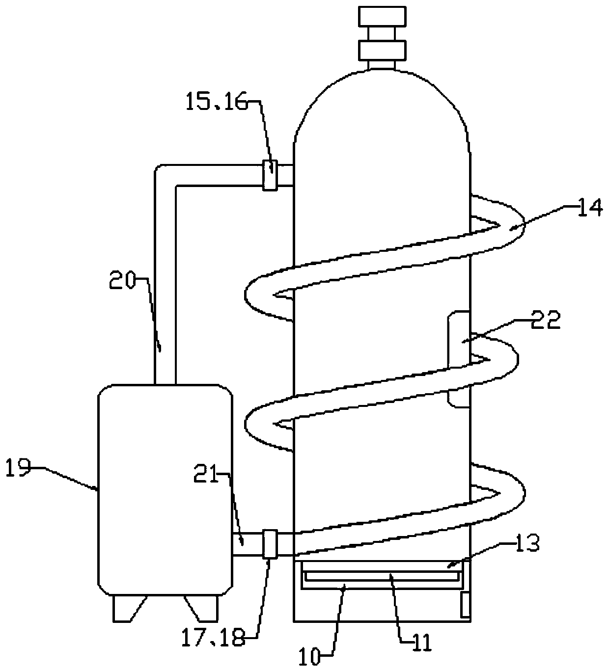 Automatically-adjustable medical oxygen inhalation device