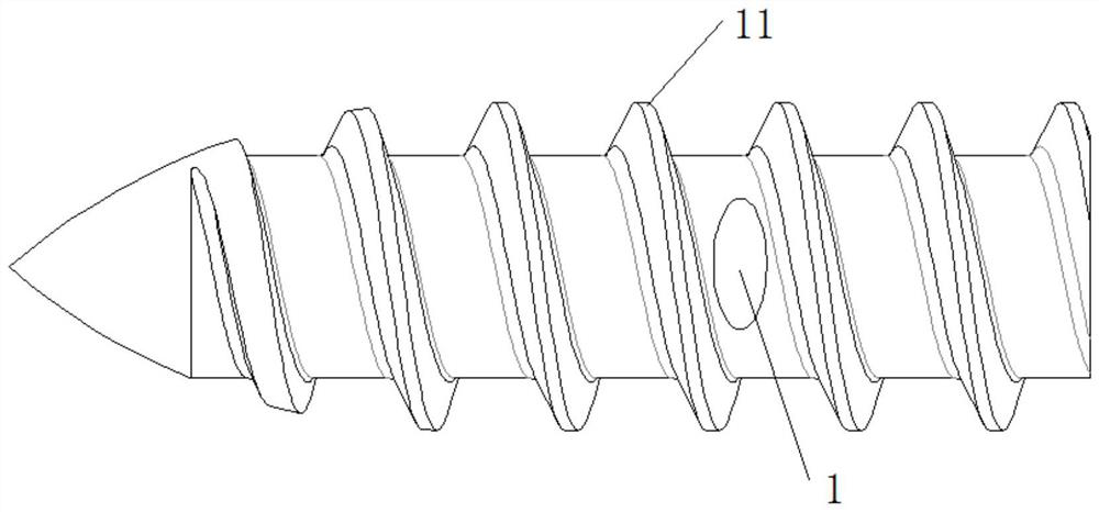 High-purity magnesium strip line anchor and implanting device thereof