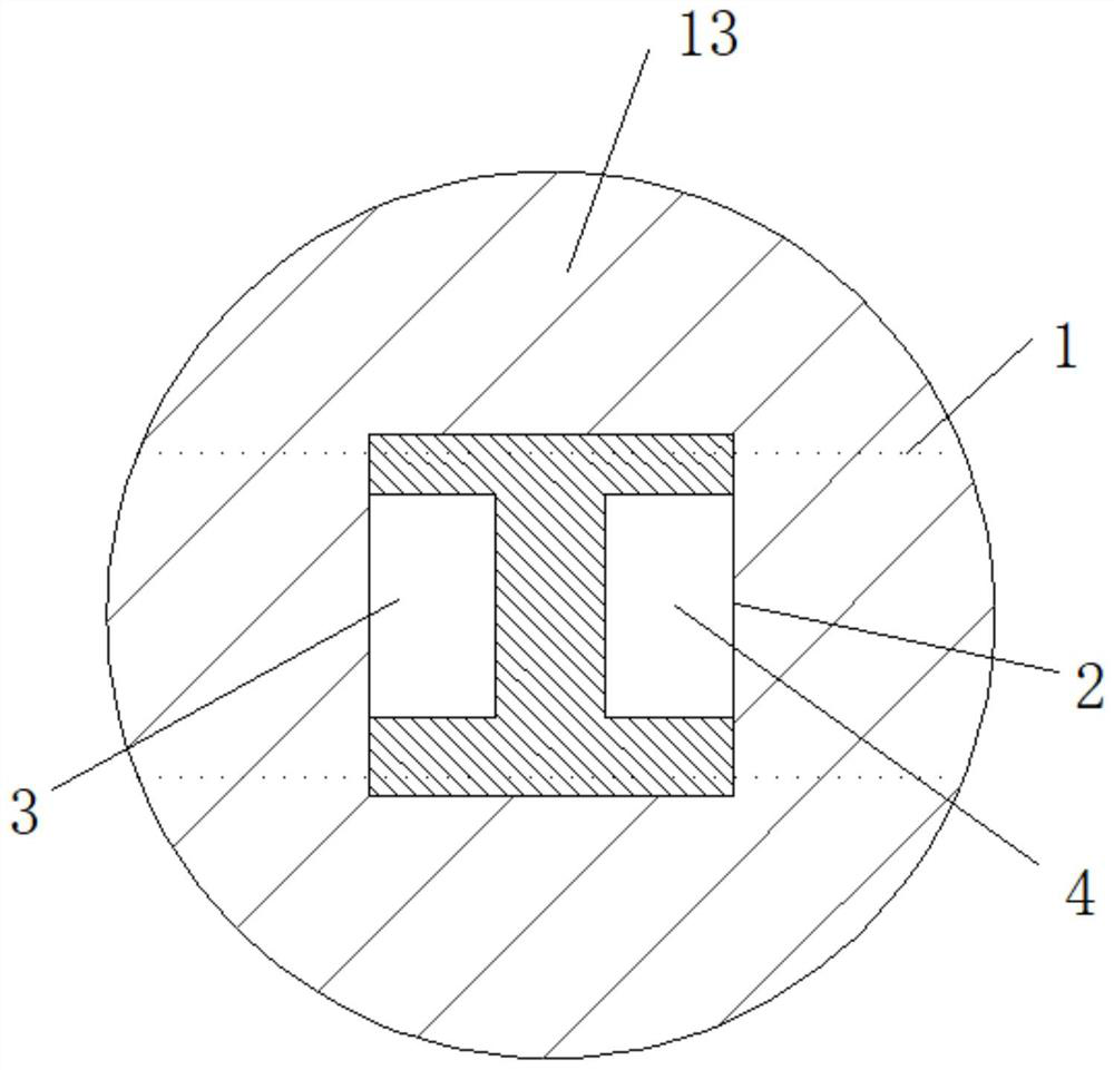 High-purity magnesium strip line anchor and implanting device thereof