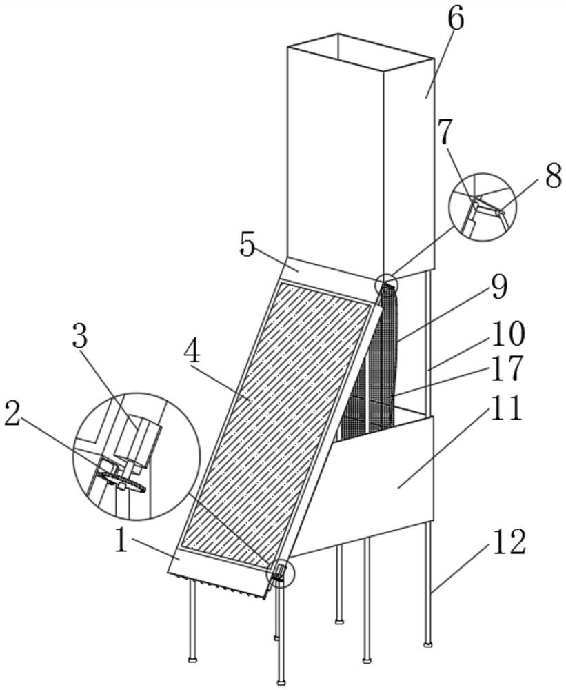 A resource recovery and utilization equipment for piling mud and its working method