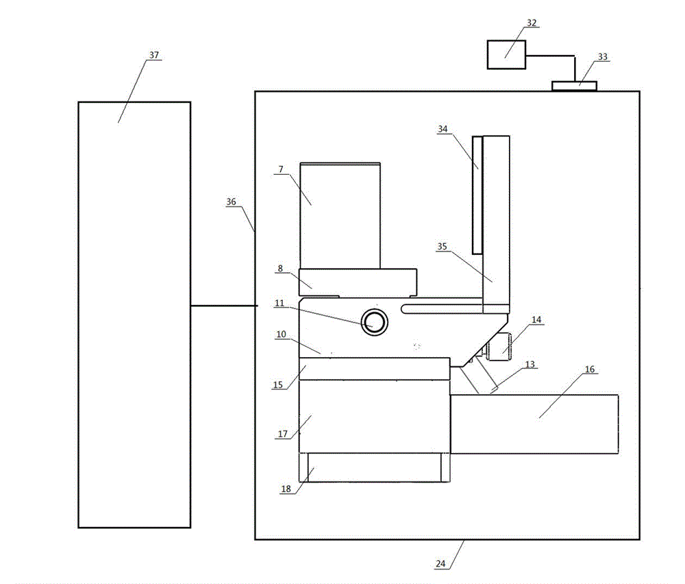 Laser-assisted glow discharge ionization device