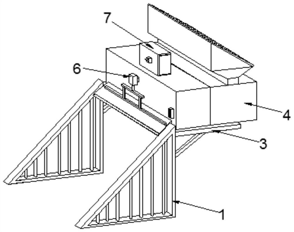 Solar cell panel surface cleaning device for photovoltaic power generation