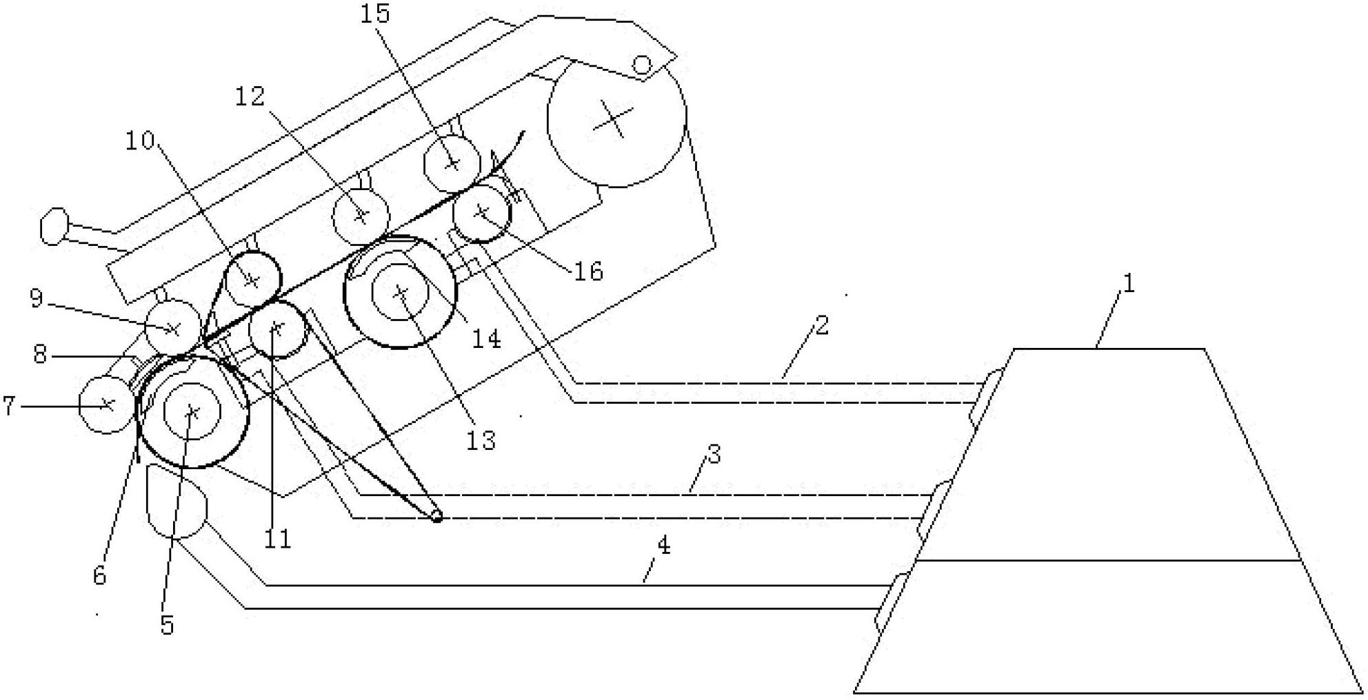 Four-roller oversized drafting compact spinning device