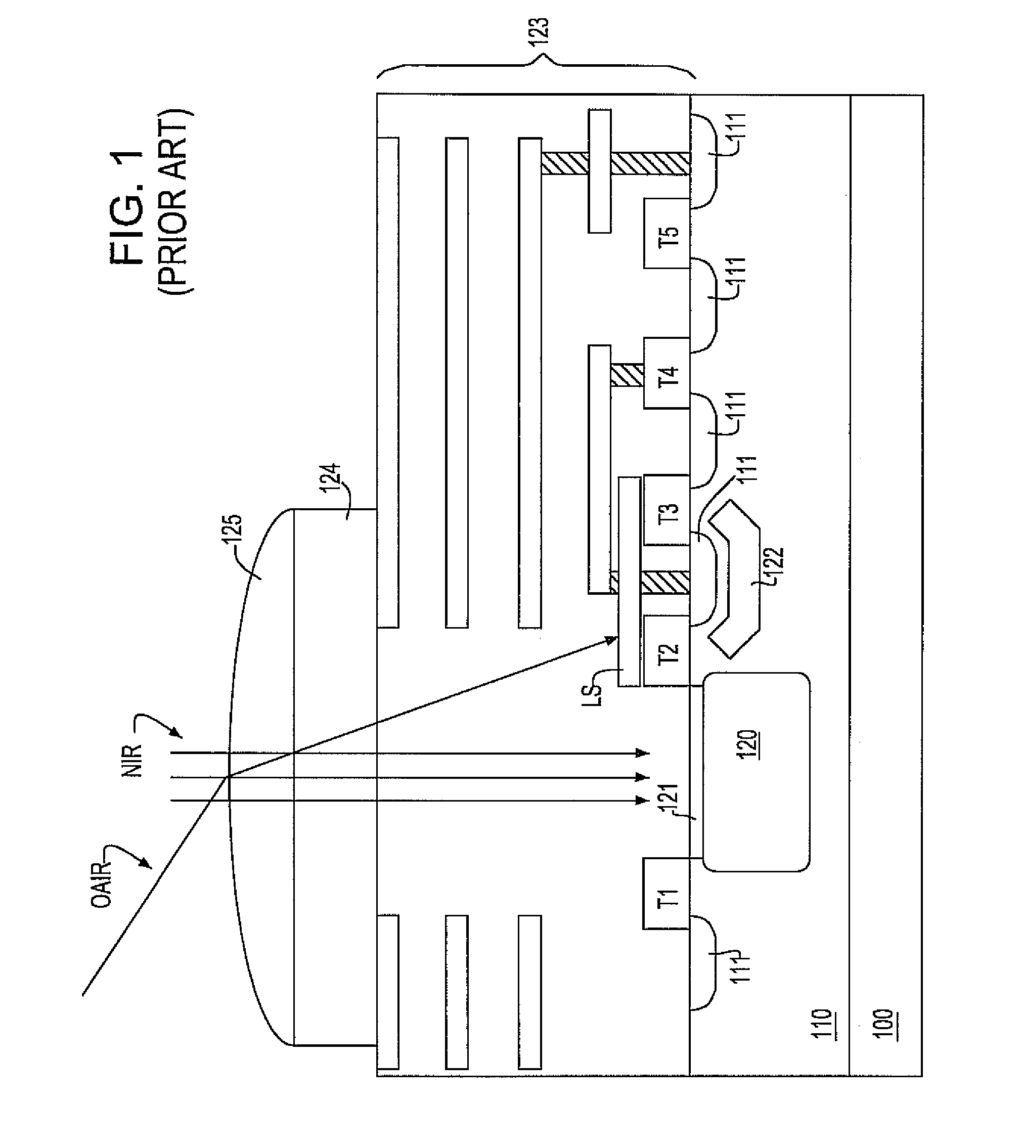 Pixel sensor cell including light shield