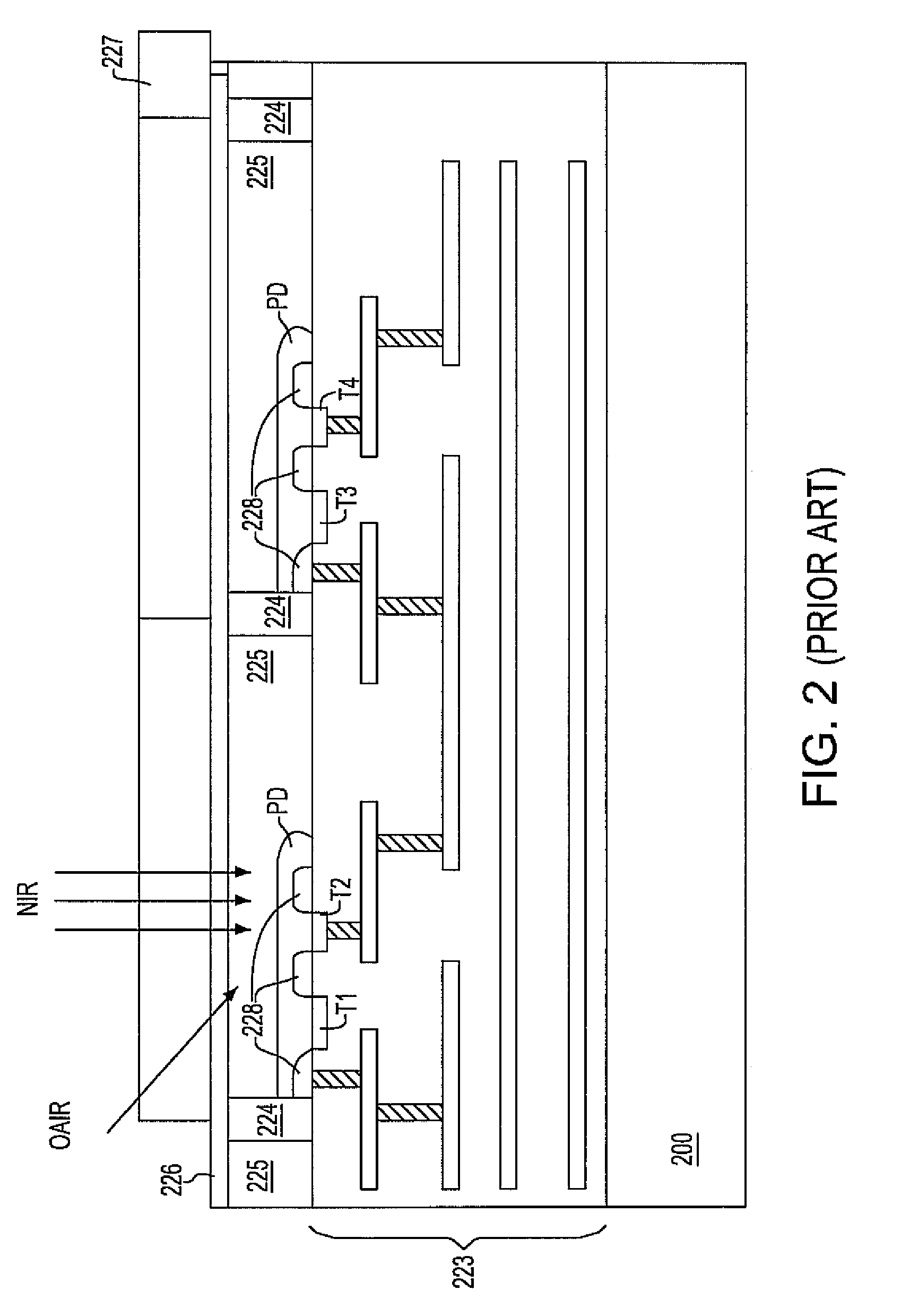 Pixel sensor cell including light shield