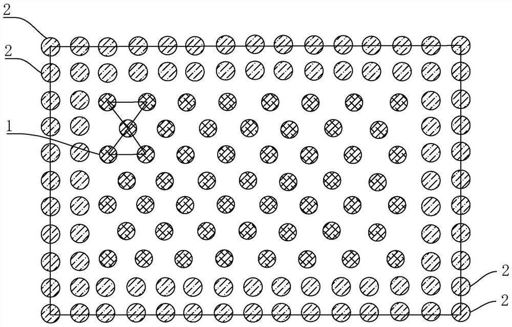 Soft foundation reinforcing construction method with good reinforcing effect