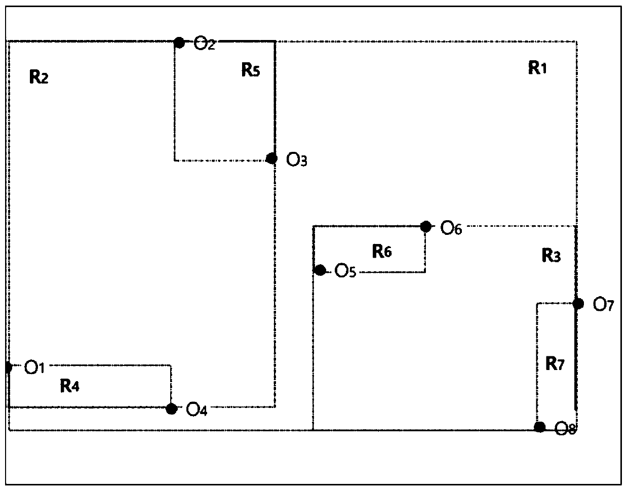 Method and system for solving SKQway-not problem by using AIR tree