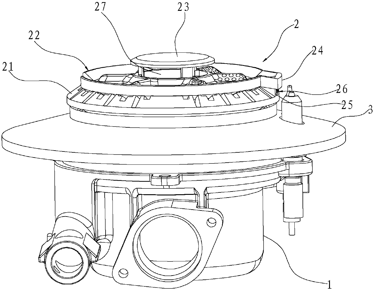 Anti-blocking burner