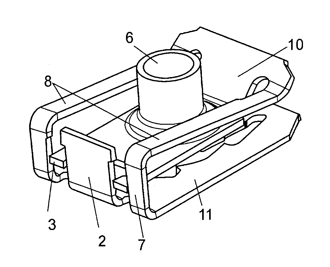 Removable long-lived and reusable u-shaped hybrid nut