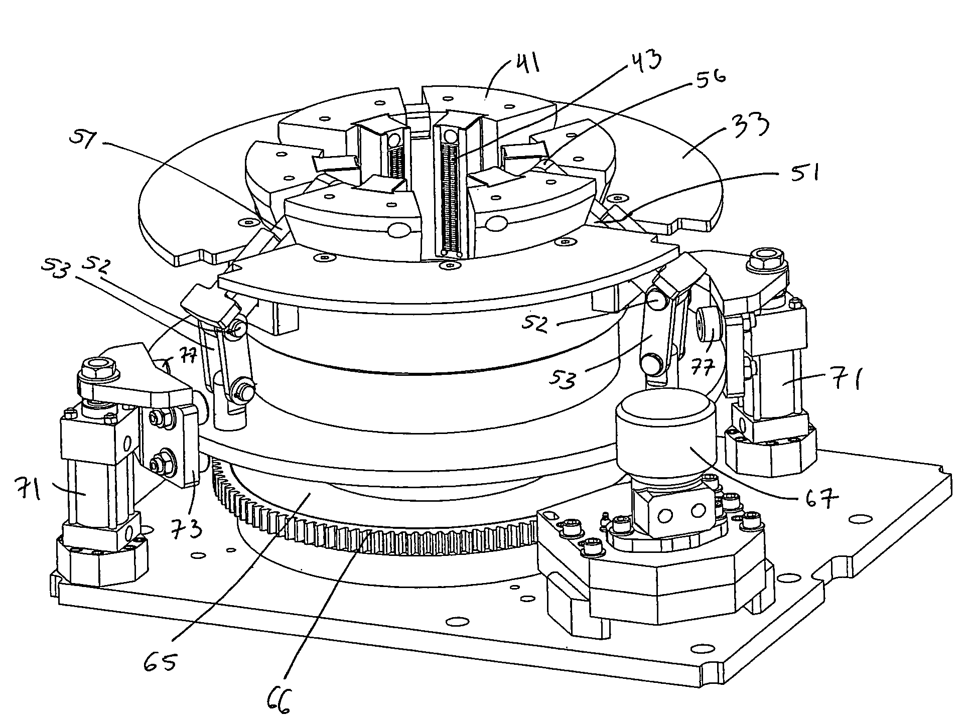 Mouse hole support unit with rotatable or stationary operation