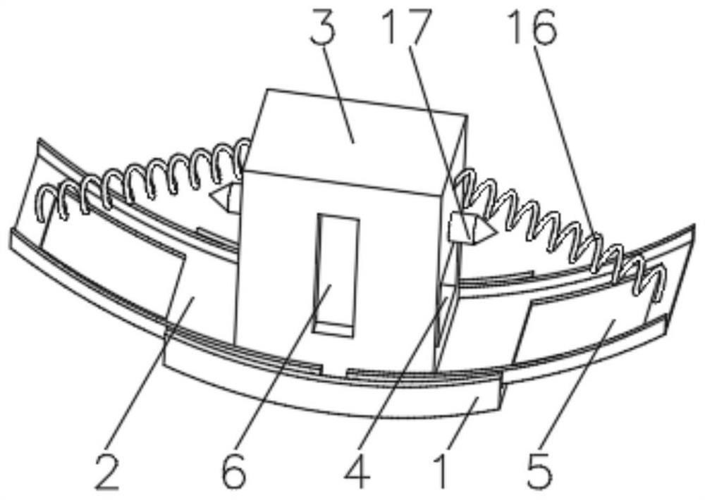 Forest firefighting fire extinguishing device capable of enhancing stability based on electromagnetic force