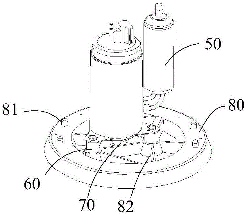 Chassis of split vertical indoor unit and split vertical indoor unit