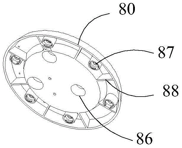 Chassis of split vertical indoor unit and split vertical indoor unit