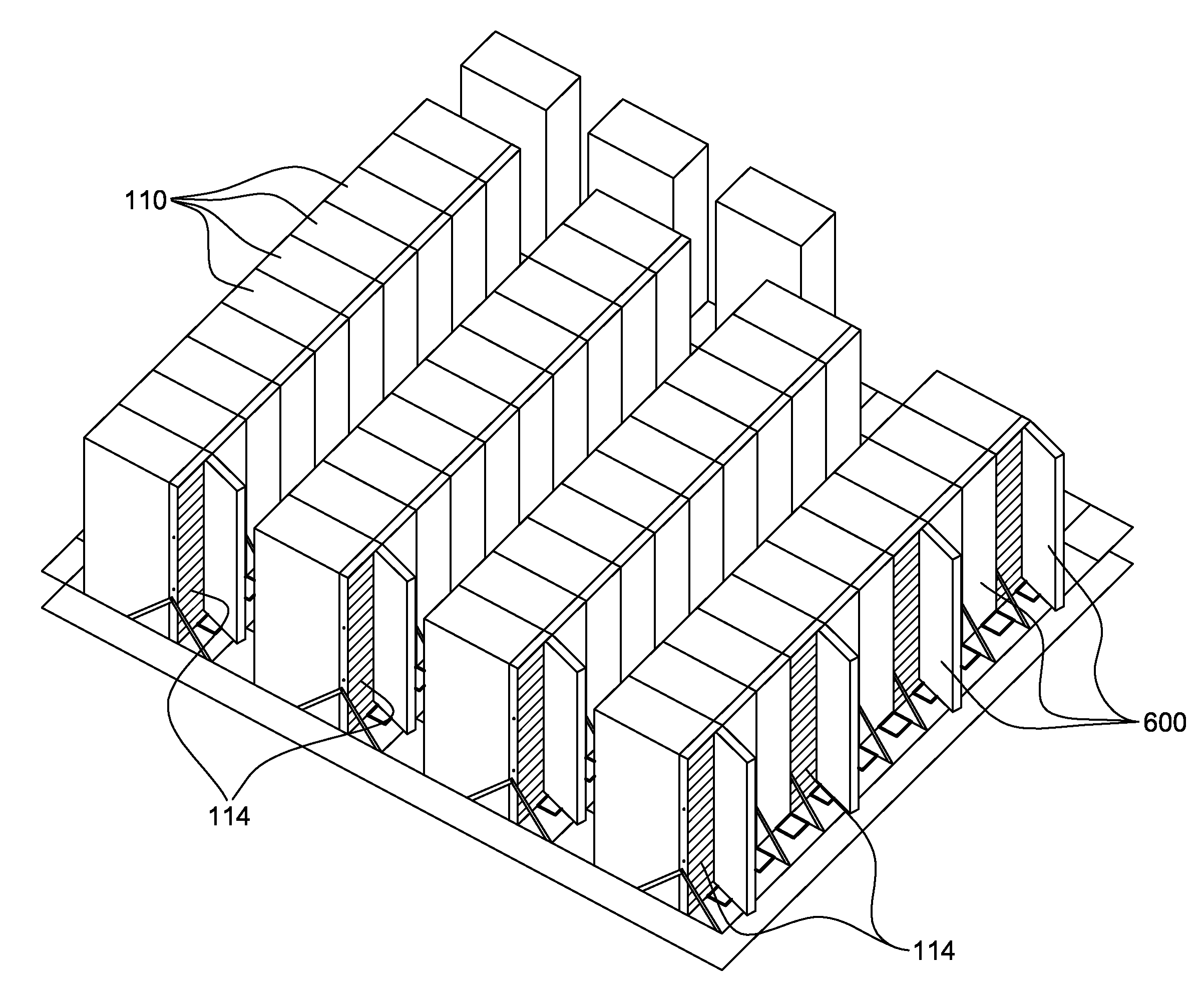 Method of facilitating cooling of electronics racks of a data center employing multiple cooling stations