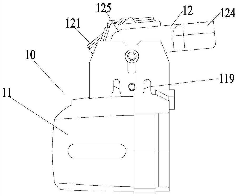 Puncture frame structure with adjustable puncture angle and ultrasonic puncture equipment