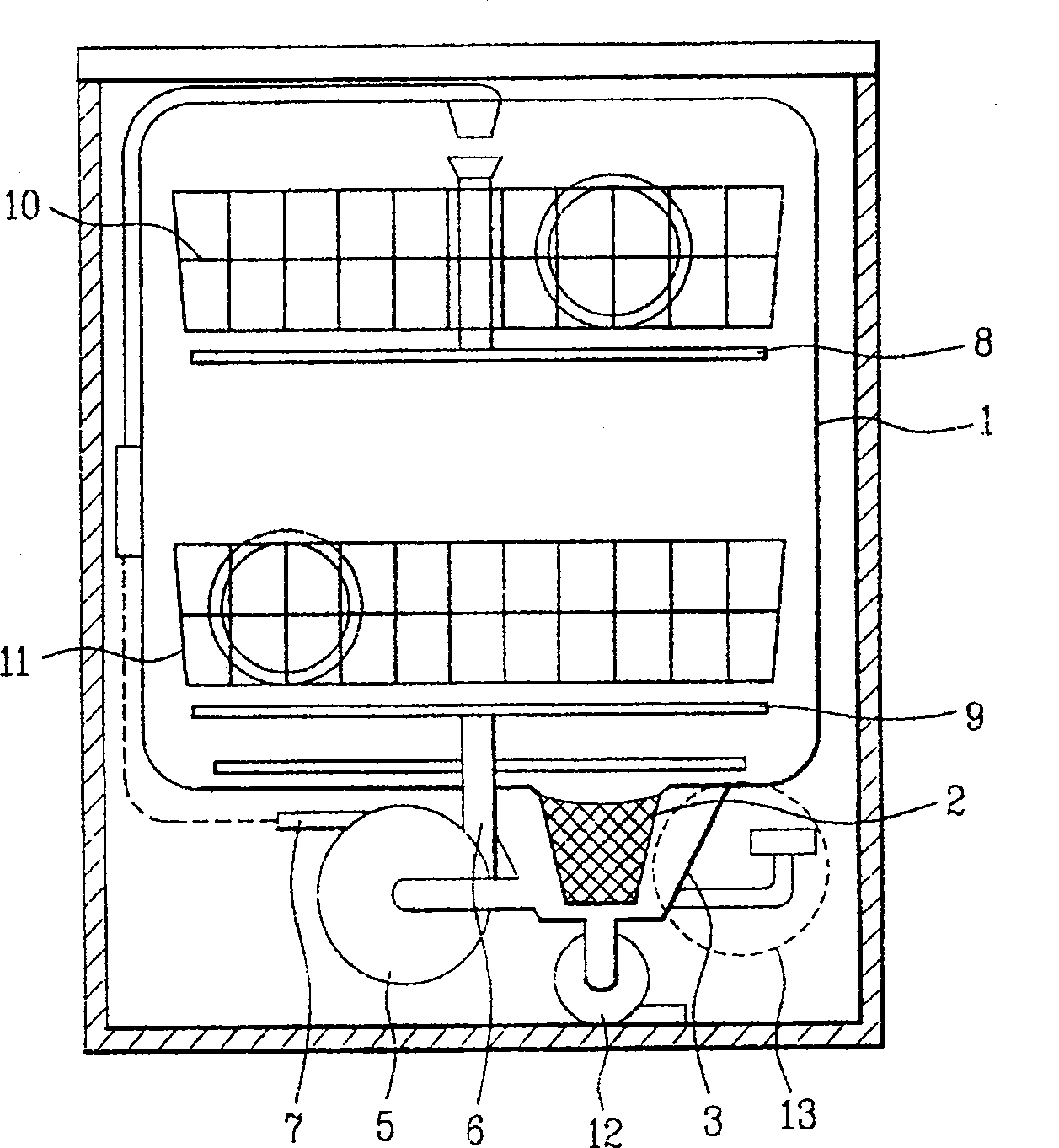 Door controlling circuit and method for dish washer