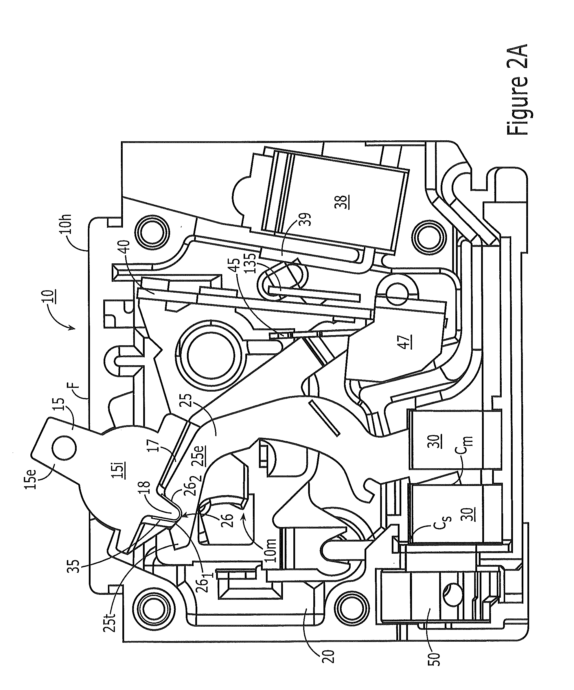 Circuit breakers with handle bearing sleeves