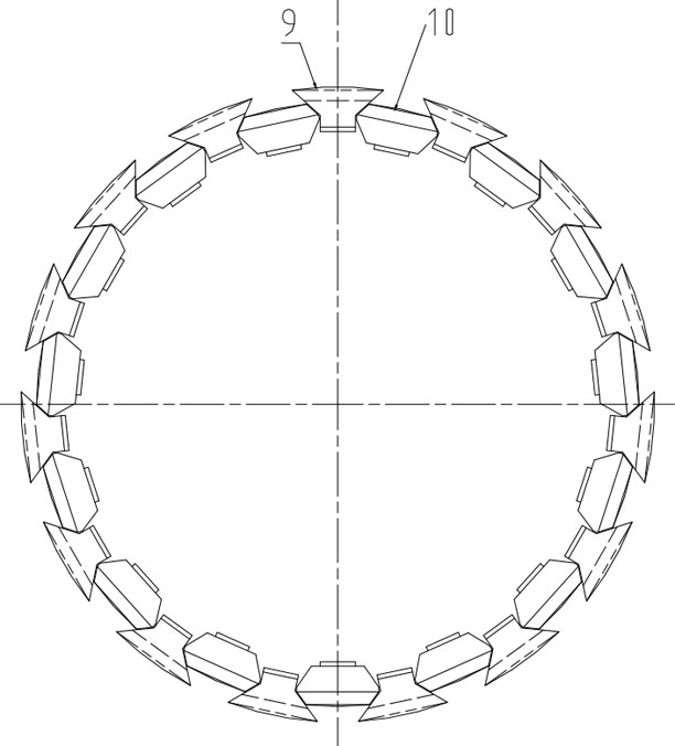 Variable-supporting-diameter seamless forming drum