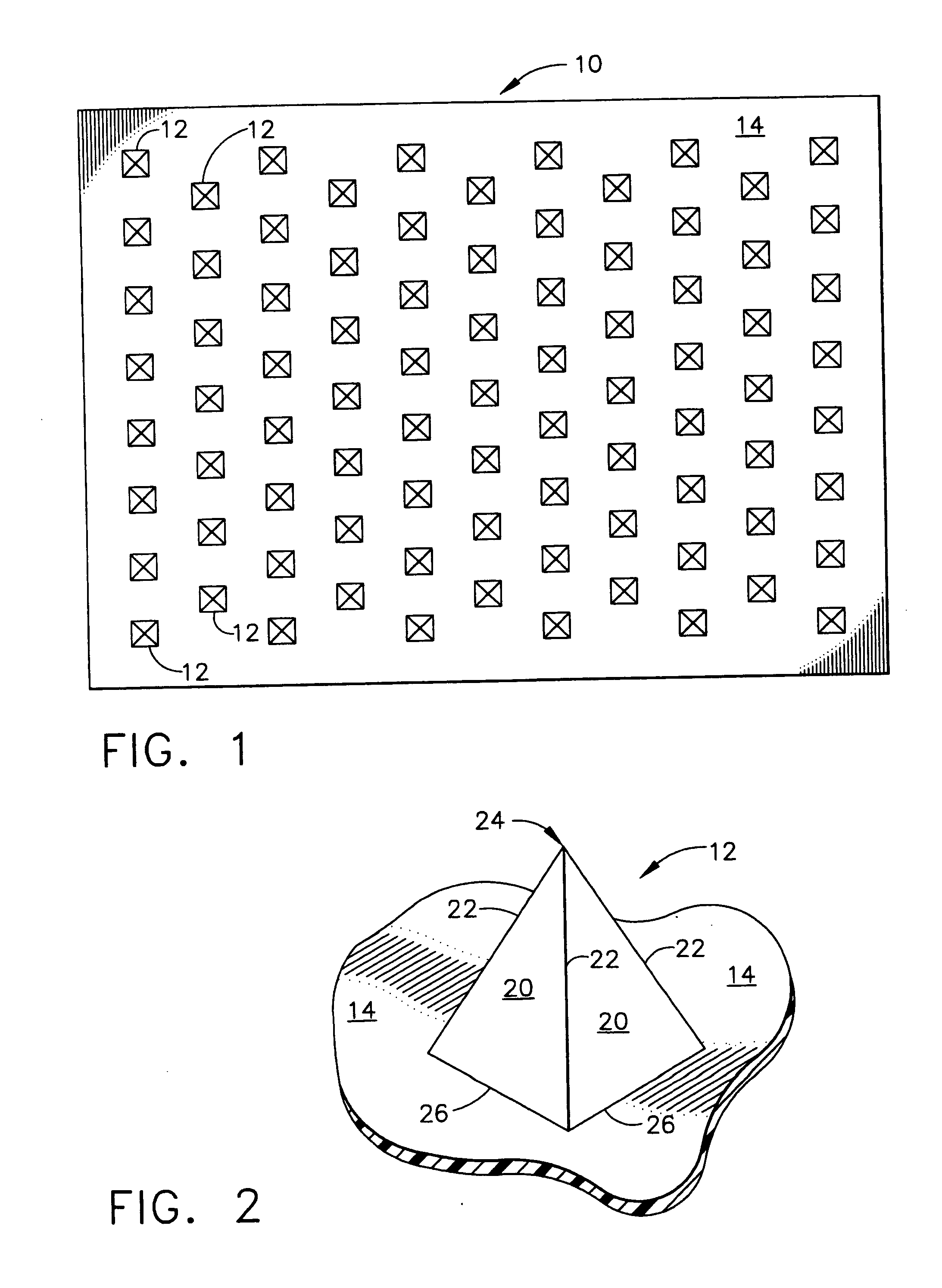 Microstructures for treating and conditioning skin